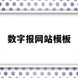 数字报网站模板(数字报刊是什么意思)