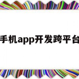 手机app开发跨平台(手机app开发跨平台怎么操作)