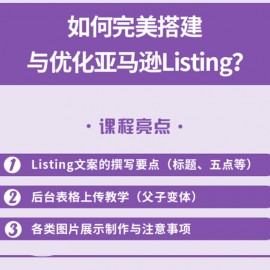 完美搭建与优化亚马逊Listing（爆单必修课）