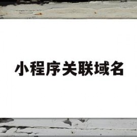 小程序关联域名(小程序业务域名设置)