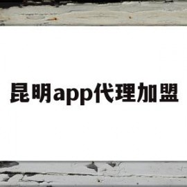 昆明app代理加盟(昆明app代理加盟哪家好)