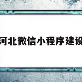 河北微信小程序建设(河北微信健康码二维码图片)