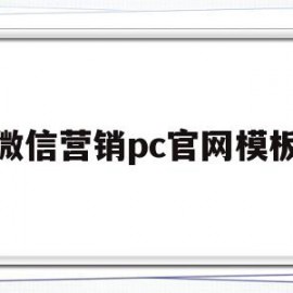 微信营销pc官网模板的简单介绍