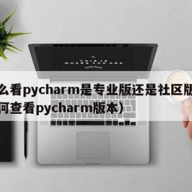 怎么看pycharm是专业版还是社区版（如何查看pycharm版本）