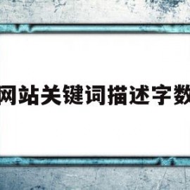 网站关键词描述字数(论文关键词一般有几个字数)