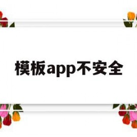 模板app不安全的简单介绍