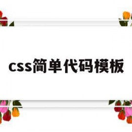 css简单代码模板(css常用代码大全文库)