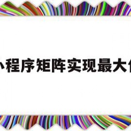 小程序矩阵实现最大化(编写一个能求出矩阵最大元素的小程序)