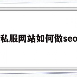 私服网站如何做seo的简单介绍