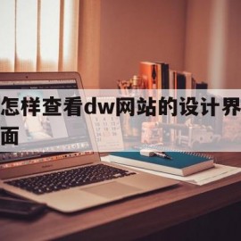 包含怎样查看dw网站的设计界面的词条