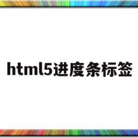 html5进度条标签(h5标签中,用于表示进度条的标签是)