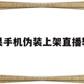 苹果手机伪装上架直播软件(苹果伪装的直播软件)