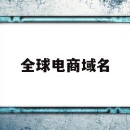 全球电商域名(全球主流电商平台)