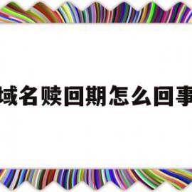 域名赎回期怎么回事(域名过了赎回期后多久能重新注册)