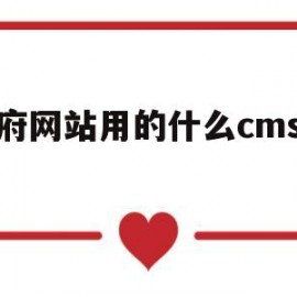 政府网站用的什么cms系统(政府网站包括哪些模块)