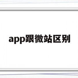 app跟微站区别(微站和小程序的区别)