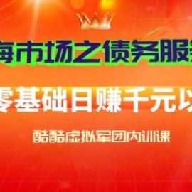 蓝海市场之债务服务项目，零基础日赚千元以上（内训课）