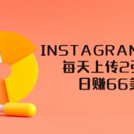 INSTAGRAM赚钱方法：每天上传2张图片，日赚66美元（视频教程）