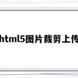 html5图片裁剪上传(html5怎么把图片导进去)