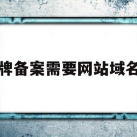 品牌备案需要网站域名吗(品牌备案需要网站域名吗安全吗)