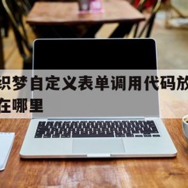 织梦自定义表单调用代码放在哪里的简单介绍