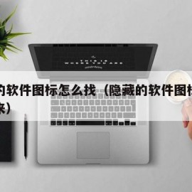 隐藏的软件图标怎么找（隐藏的软件图标怎么找出来）