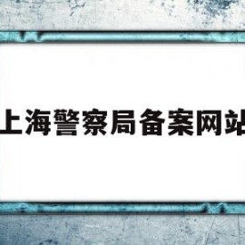 上海警察局备案网站(上海警察局官网人工服务)