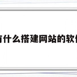 有什么搭建网站的软件(简单搭建网站)