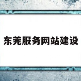 东莞服务网站建设(东莞市手机网站建设企业)