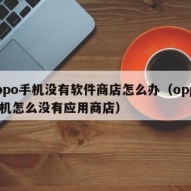 oppo手机没有软件商店怎么办（oppo手机怎么没有应用商店）