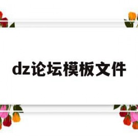 dz论坛模板文件(dz论坛如何做起来)