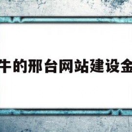 超牛的邢台网站建设金信(中电金信软件有限公司上海分公司公司规模)