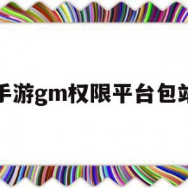 手游gm权限平台包站(手游gm权限平台包站破解版)