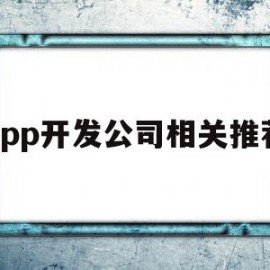 app开发公司相关推荐(app开发公司选择指南及误区)