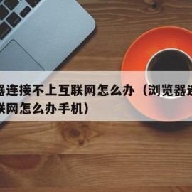 浏览器连接不上互联网怎么办（浏览器连接不上互联网怎么办手机）