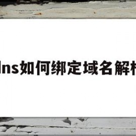 dns如何绑定域名解析(dnspod域名解析教程)