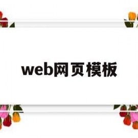 web网页模板(网页的模板)