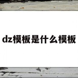 dz模板是什么模板(dt模板)