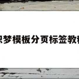 织梦模板分页标签教程(织梦一直显示上一页和下一页)