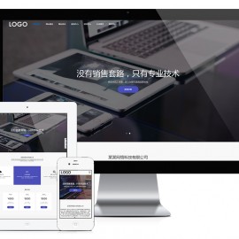 响应式网站建设网络科技网站模板