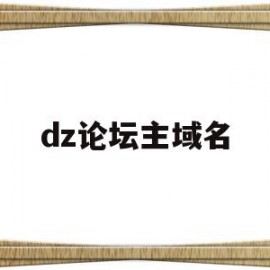 dz论坛主域名(dz论坛免费模板)