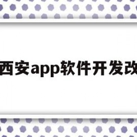 西安app软件开发改(西安开发app软件的公司)