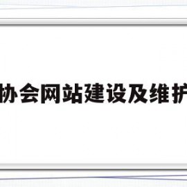 协会网站建设及维护(协会网站建设及维护工作总结)