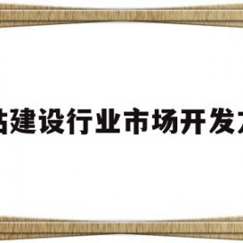 网站建设行业市场开发方案(网站开发行业及市场前景分析)