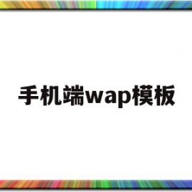 手机端wap模板(手机wap版是什么意思)