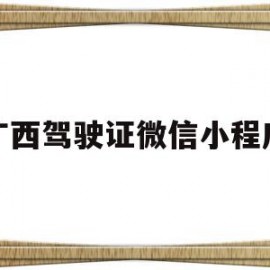 广西驾驶证微信小程序(广西驾驶证电子版怎么弄)