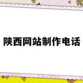 陕西网站制作电话(陕西省网cors)