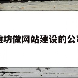 潍坊做网站建设的公司(潍坊做网站公司潍坊网络公司)