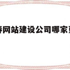 长春网站建设公司哪家更靠谱的简单介绍