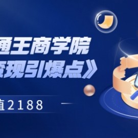 2022通王商学院《视频号变现引爆点》 价值2188